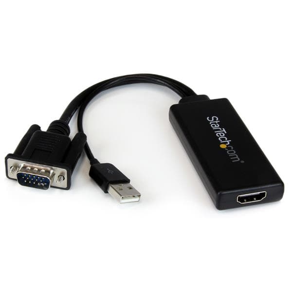 STARTECH VGA TO HDMI ADAPTER, USB POWER, 2YR
