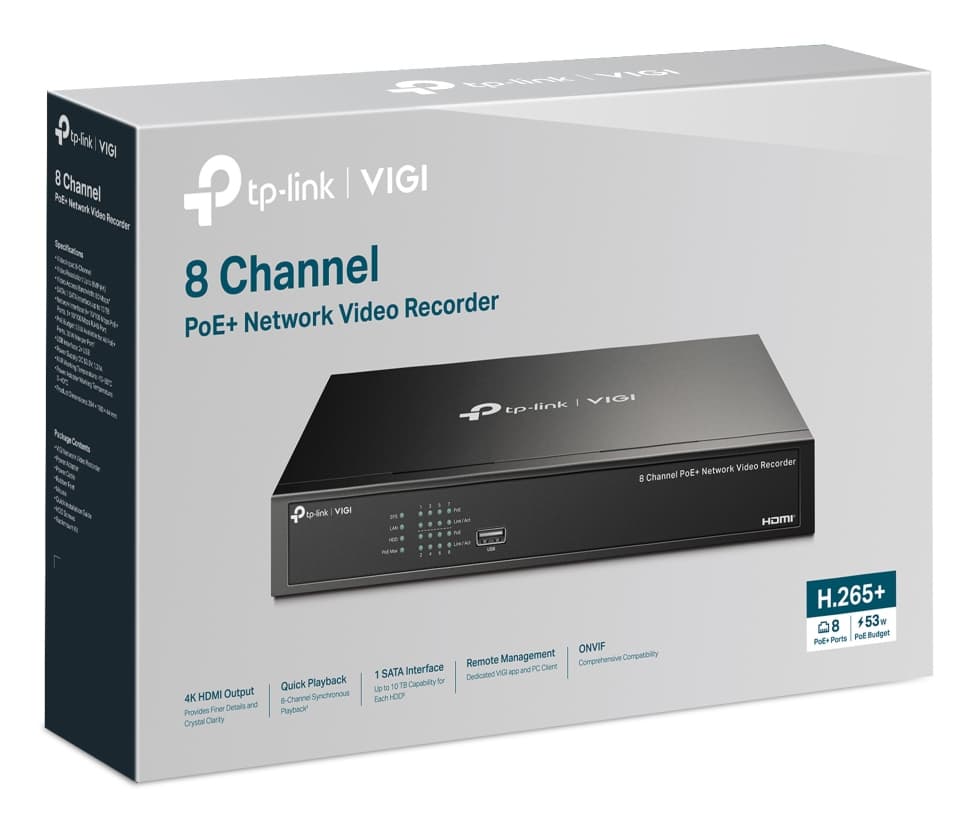 VIGI-NVR1008H-8P - gallery view
