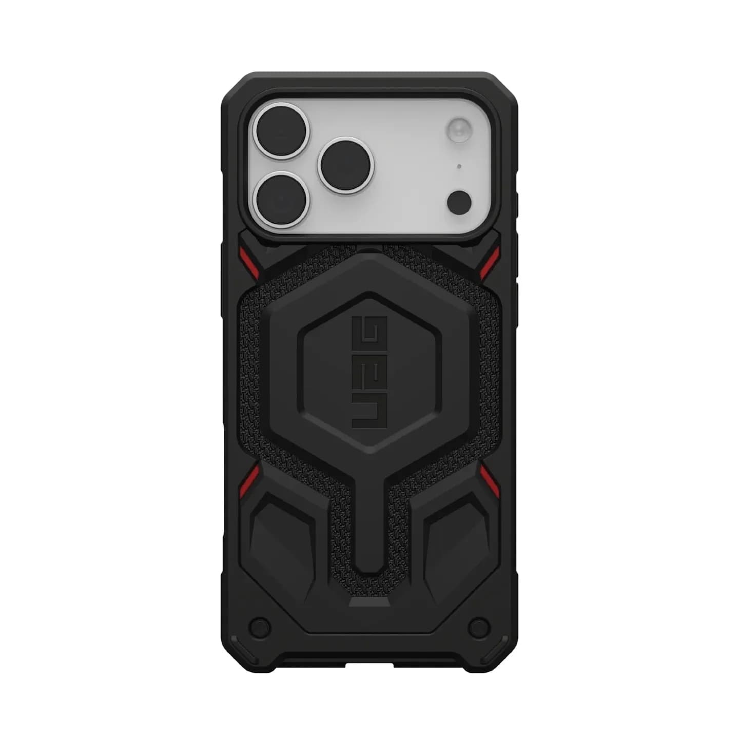 UAG Monarch Pro MagSafe Kevlar Apple iPhone 17 Pro/ iPhone 2026 (6.3') Rugged Case - Kevlar Black (114513113940), Drop Protection, 10 Years Warranty