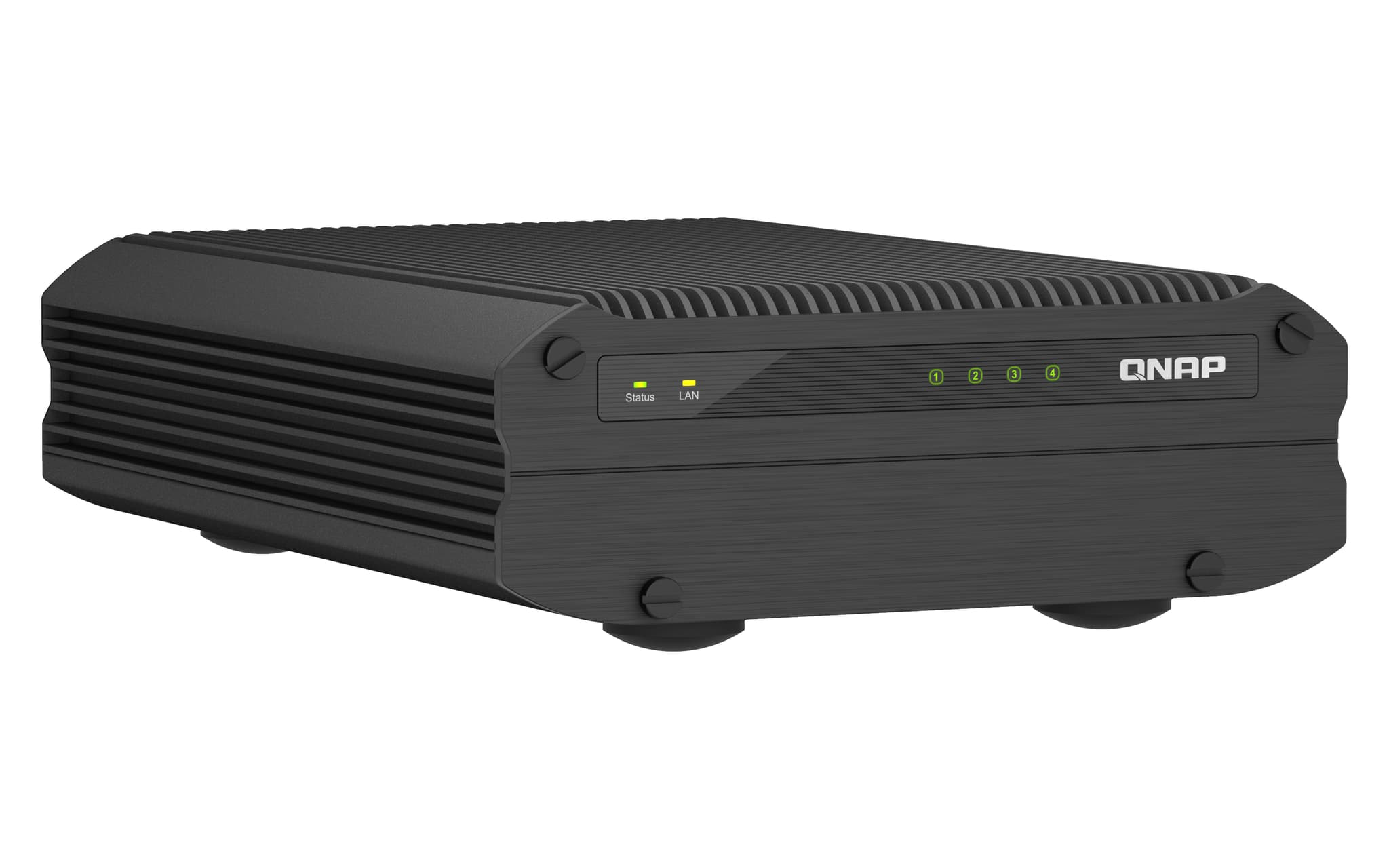 QNAP 4-BAY NAS(NO DISK) ATOM QC 3.0GHz, 8GB, 10GbE RJ45(2), HDMI(1), USB 3.2(4), 3YR WTY