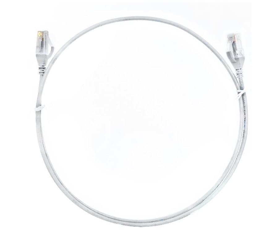 8ware 20m Ultra Thin White Cat6 Patch Cable