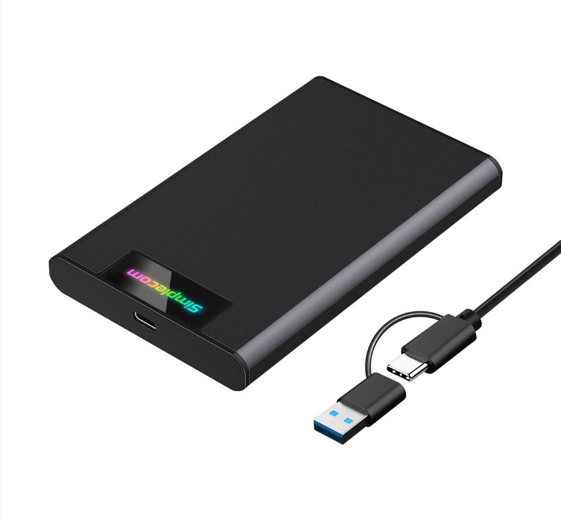 Simplecom SE239 USB‑C Enclosure with RGB