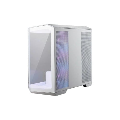 MSI MAG PANO M100R PZ WHITE Micro ATX Case, 1x USB 3.2, 2x USB 2.0, 1x Audio, 1x Mic, 4x PCI-E, 2x 2.5', 2x 3.5', Micro ATX / Mini ITX(LS)
