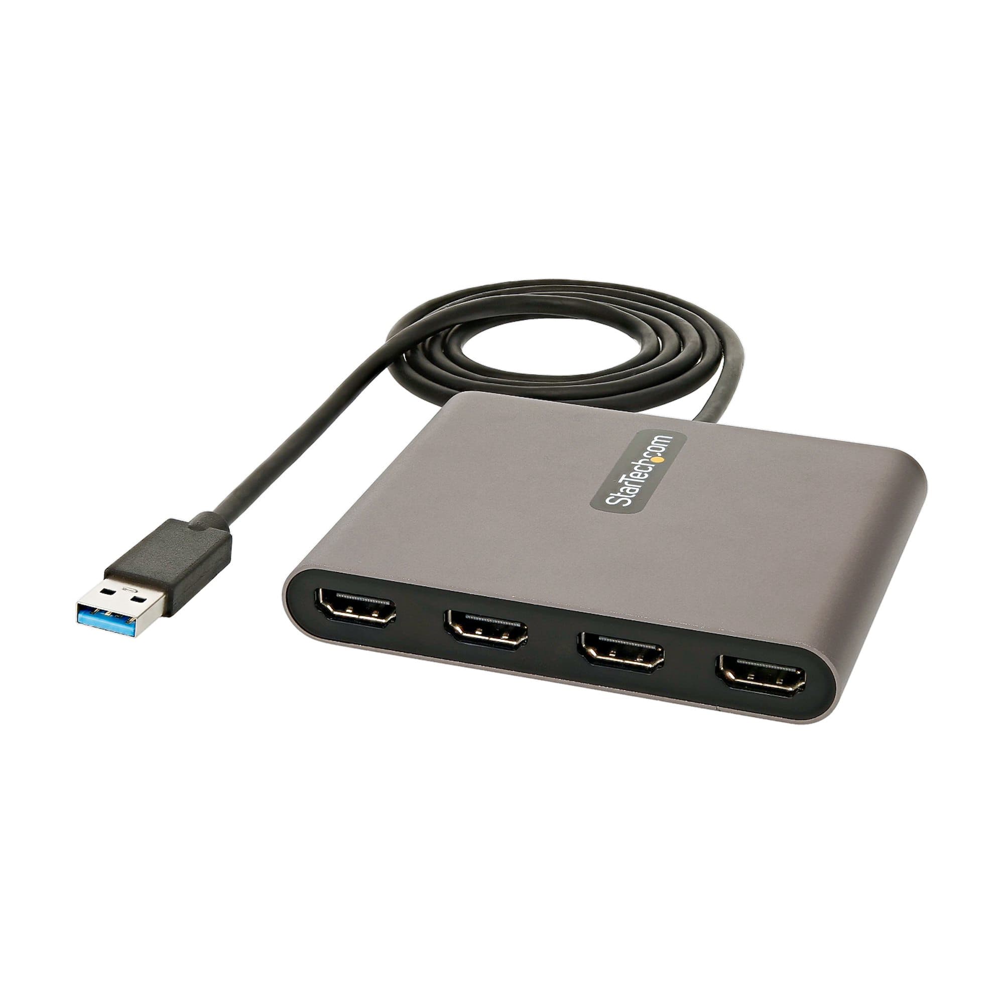 StarTech USB 3.2 Quad HDMI Adapter
