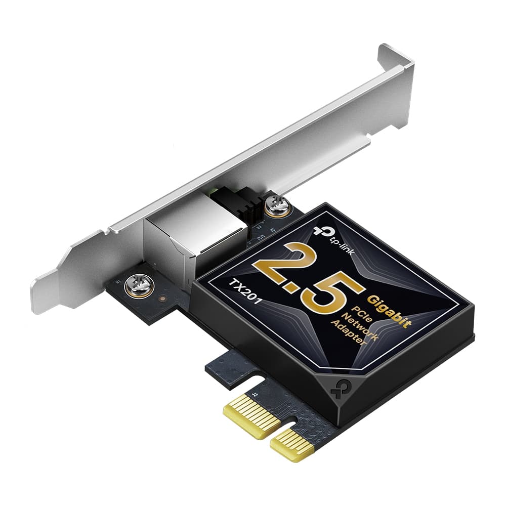 TP-LINK 2.5 GIGABIT PCIE NETWORK ADAPTOR, 3YR
