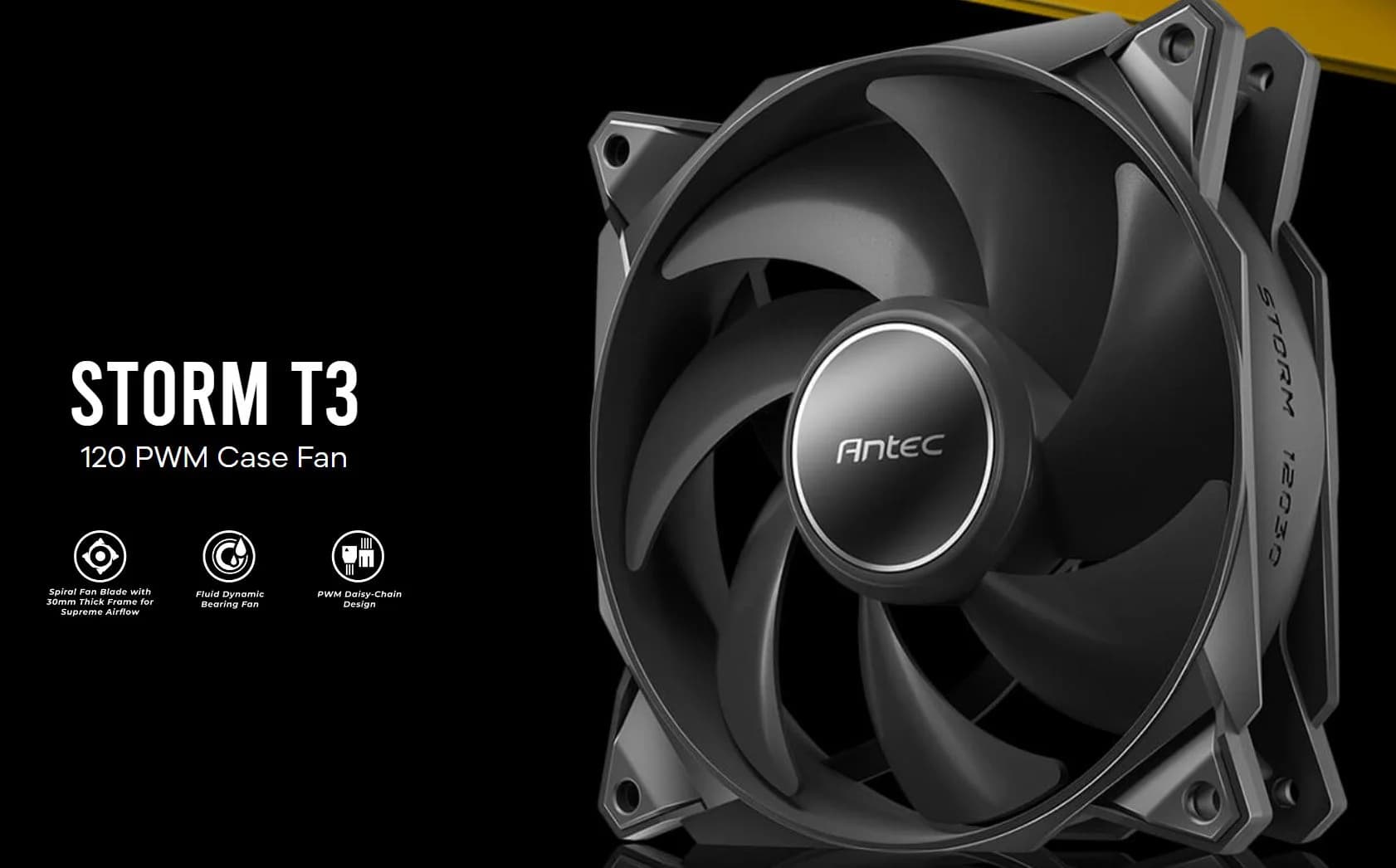 Antec Storm T3 120mm PWM Fan 3‑Pack
