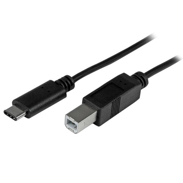 StarTech 2m USB‑C to B Cable – Black
